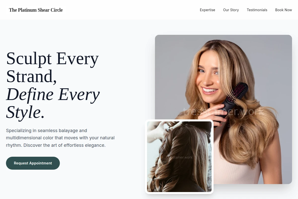 balayage Hair Styling